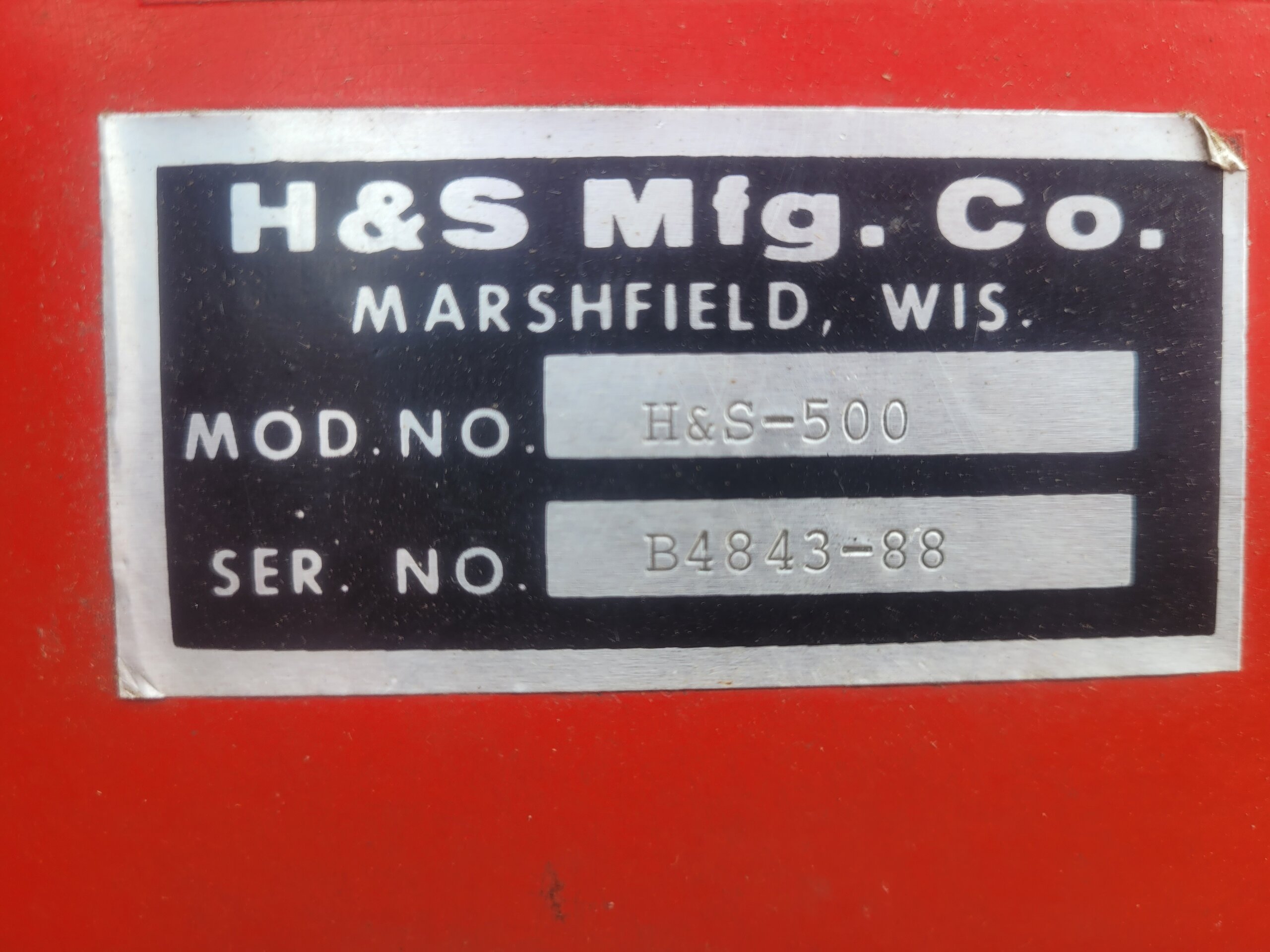 1988 H&S 500 14′ Forage box