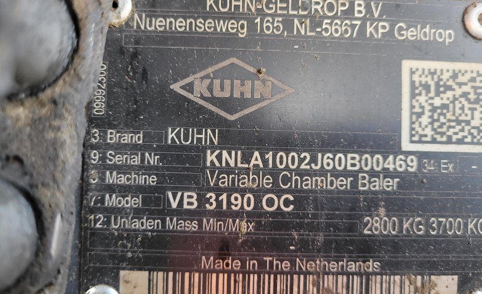 2019 KUHN VB3190 1544