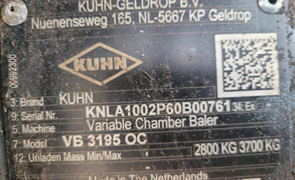 2020 KUHN VB3195 1564