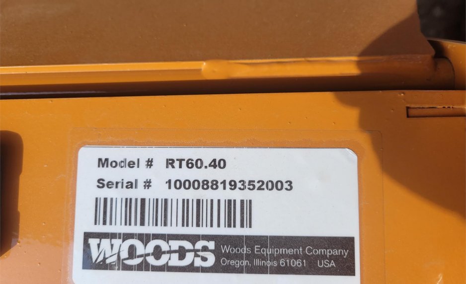 2022 WOODS RT60.40 NF671