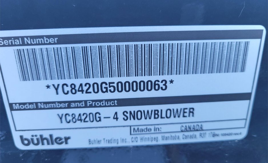 2024 Snow Blower ALLIED FARM KING YC8402 NF710O