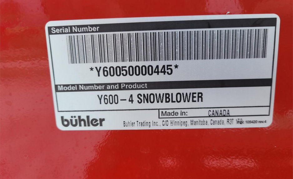2024 Snow Blower FARM KING Y600 NF710I