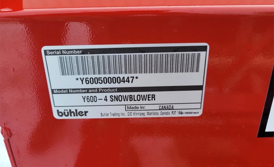 2024 Snow Blower FARM KING Y600 NF710J
