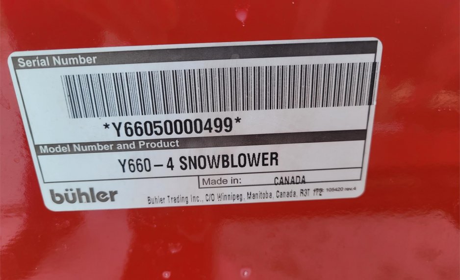 2024 Snow Blower FARM KING Y660 NF710K