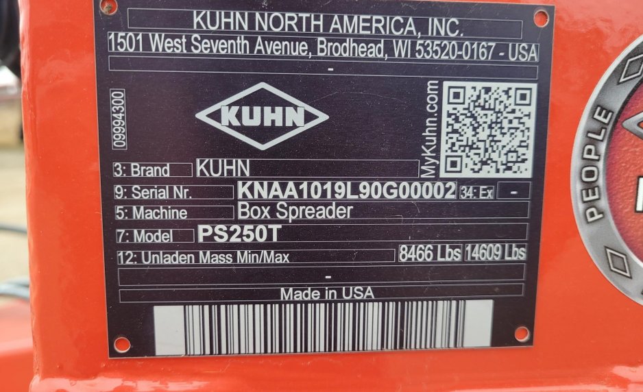 2025 KUHN KNIGHT PS250 1406