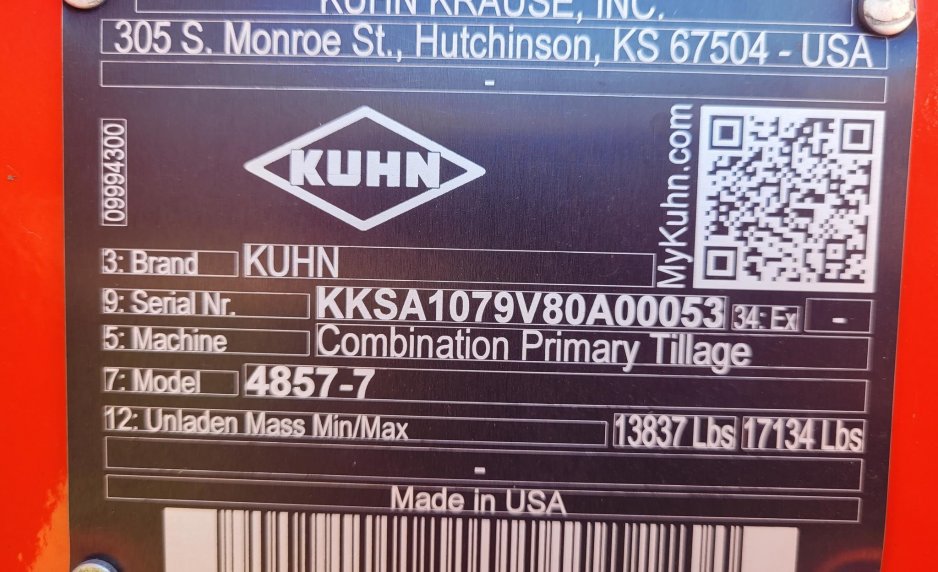 2025 KUHN KRAUSE 4857-7 1235