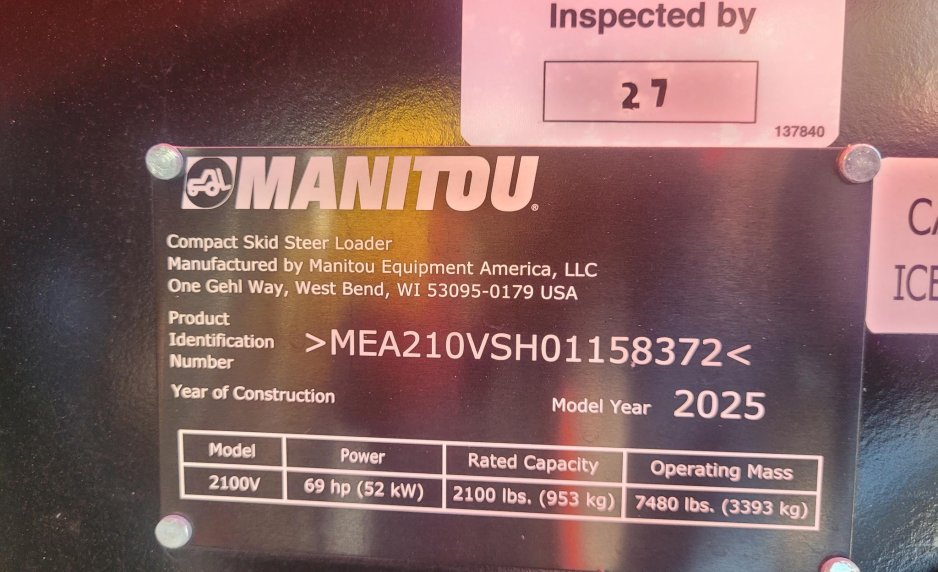2025 MANITOU 2100V 1283