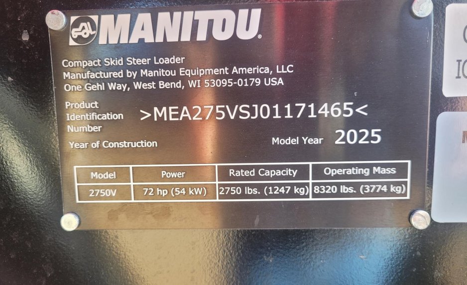 2025 MANITOU 2750V 1511