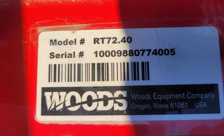 2025 Woods RT72.40