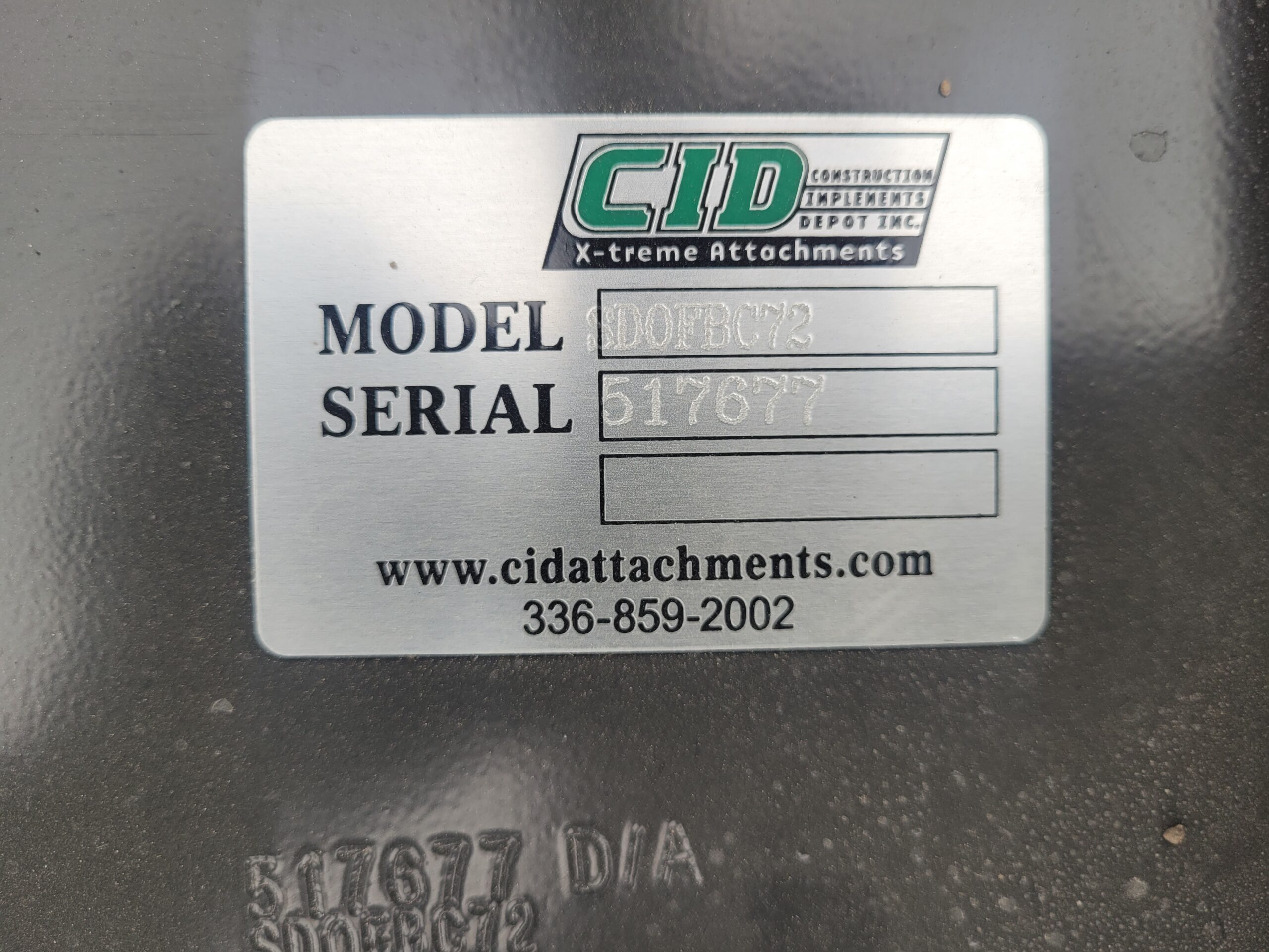 2026 CID 72″ BRUSH CUTTER 1797