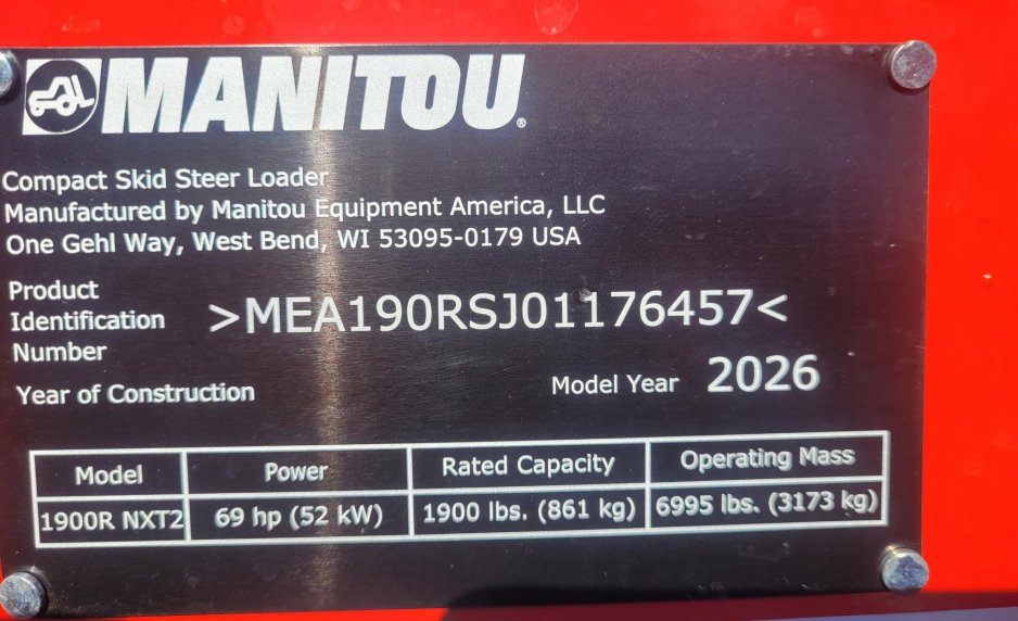 2026 MANITOU 1900R NXT2 0706
