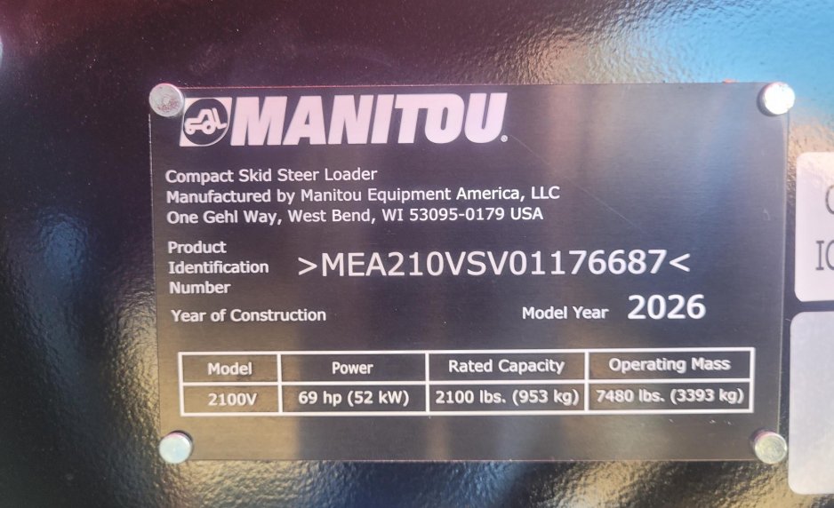 2026 MANITOU 2100V 1589