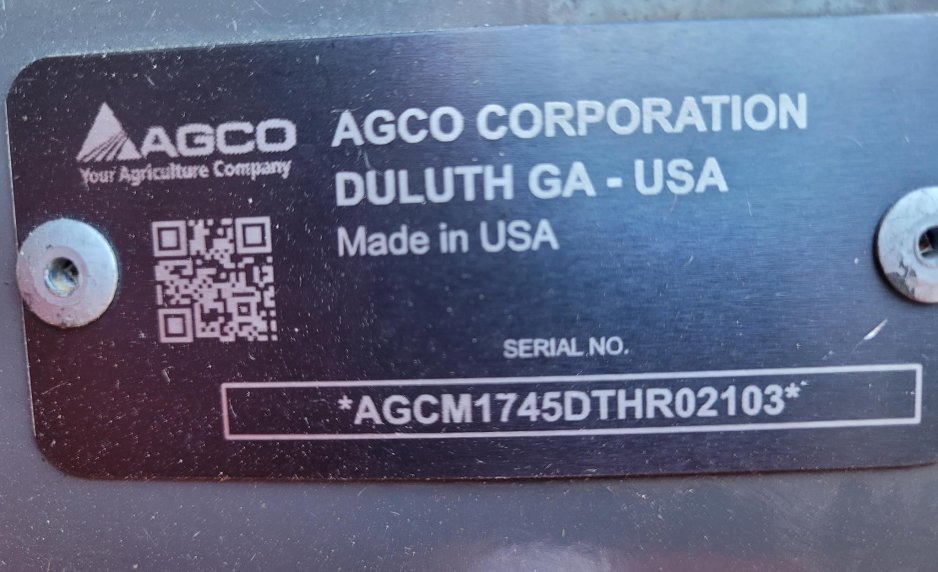 2026 MASSEY FERGUSON 1745D 1445