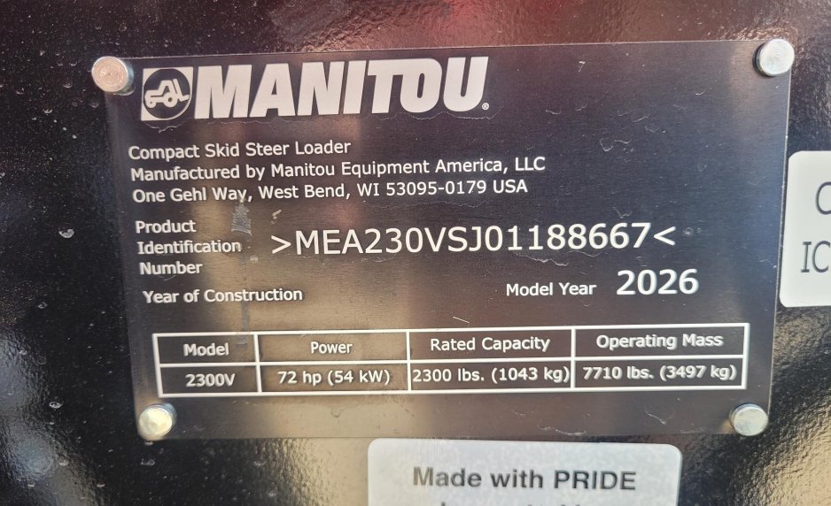 2026 Manitou 2300V