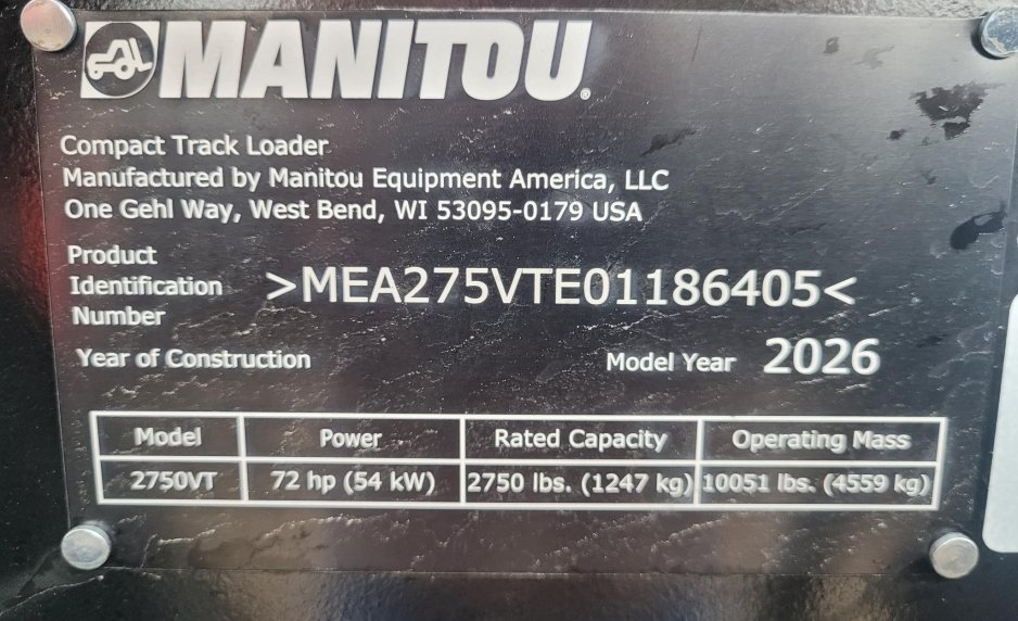 2026 Manitou 2750VT
