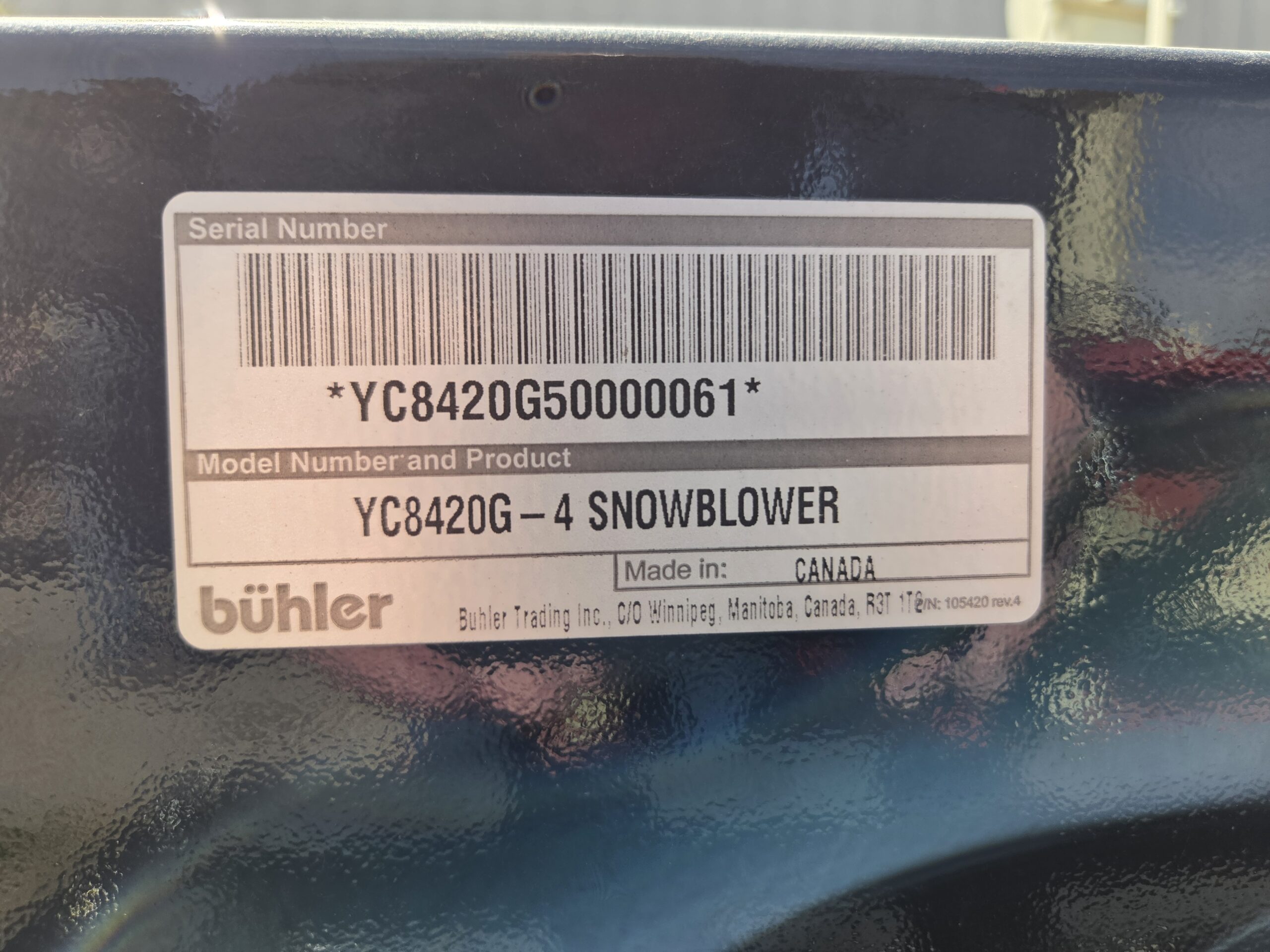 2024 Allied YC8420 Snowblower