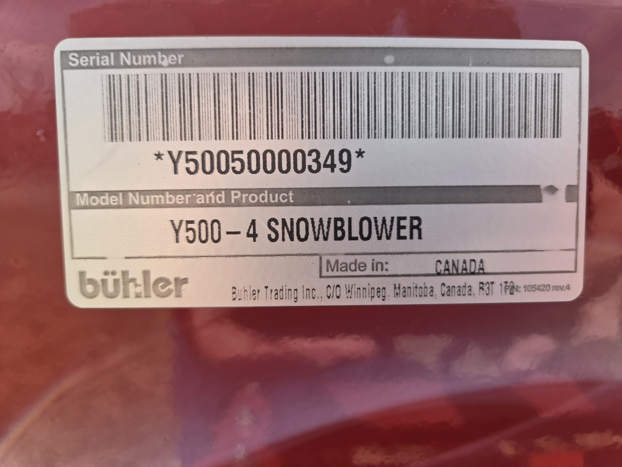 2024 Farm King Y500 Snowblower NF710H