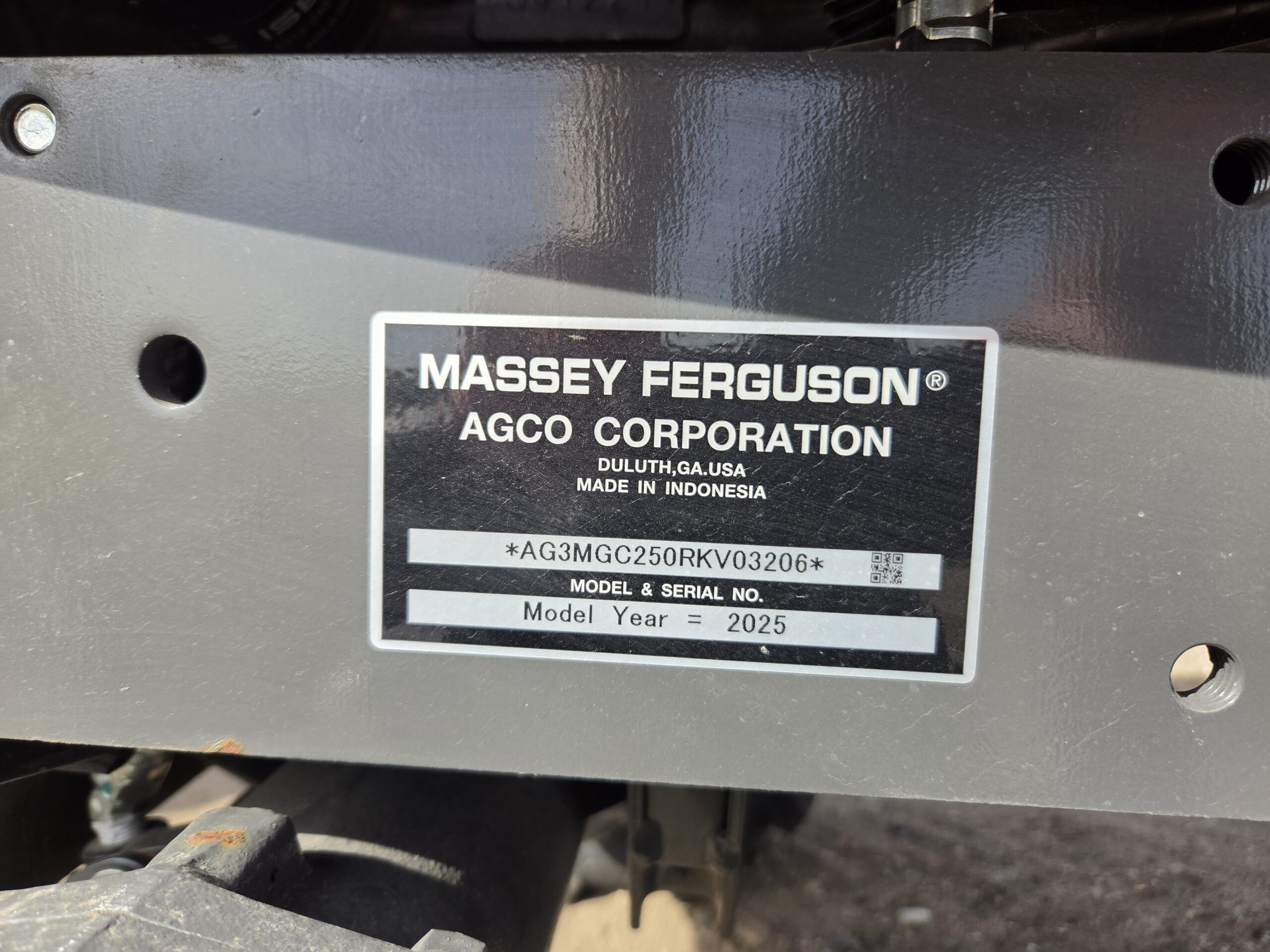 2025 Massey Ferguson 1GC.25