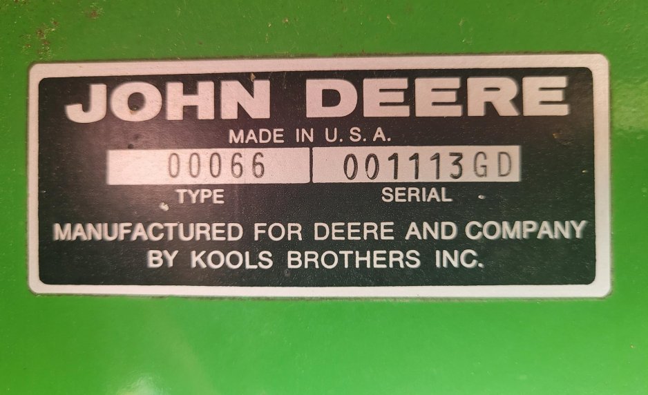 JOHN DEERE 66 ak001
